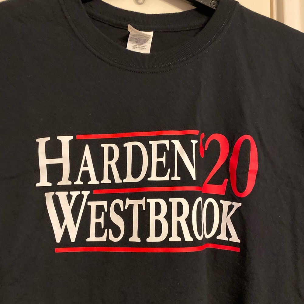 Houston Rockets. HARDEN & WESTBROOK 2020 tee